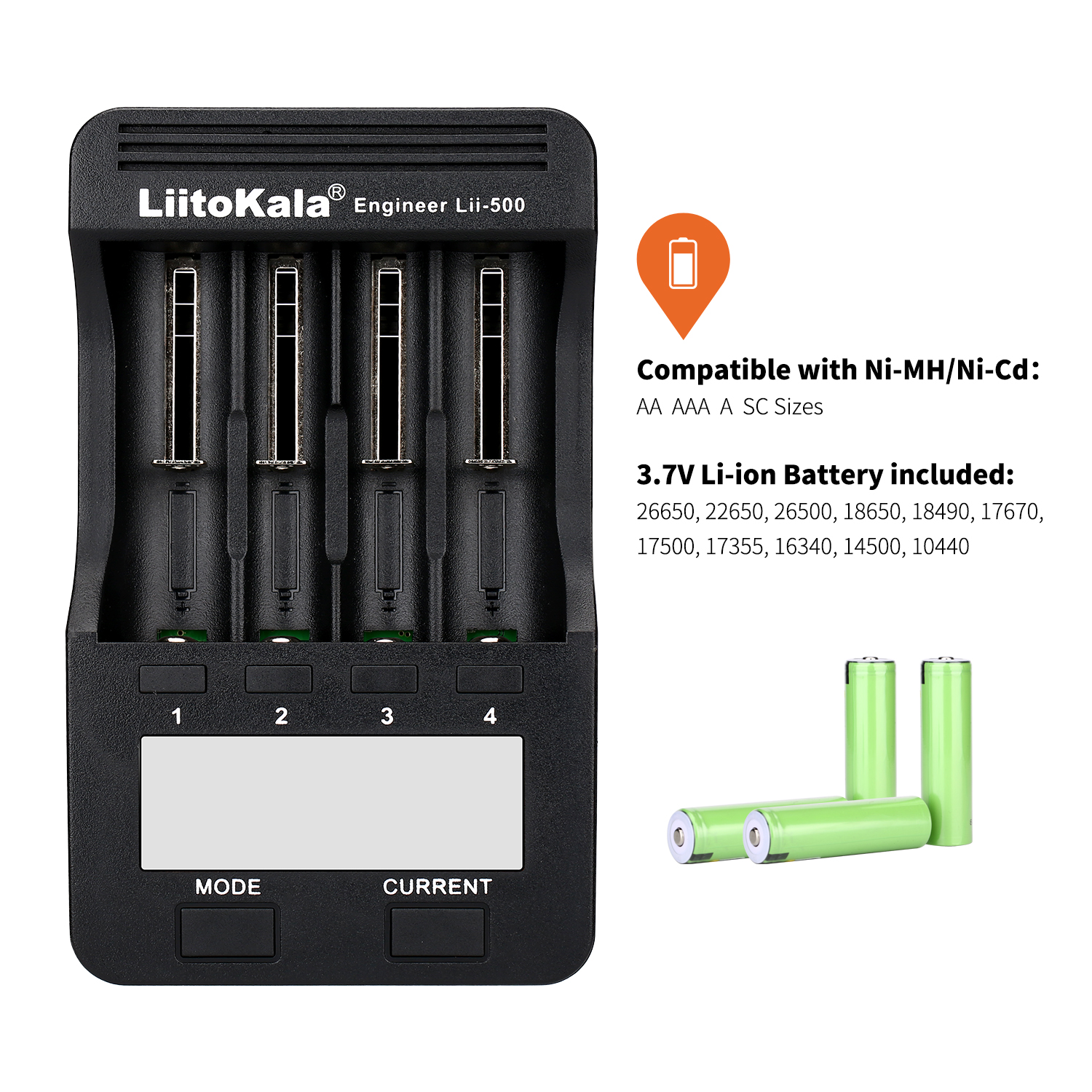 LiitoKala Lii500 ChargerLiitoKala ChargerLiitoKala Power CO.,LTD